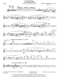 Concerto For Flute Harp And Orchesra Op 48 Fl J W Pepper Sheet Music