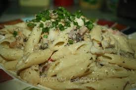 Both of these recipes are great bases that can be customized to accommodate leftovers, like the 1/2 pound of frozen seafood mix from trader joe's that i had in my freezer. Tastum Goodum Mixed Seafood Pasta With A Creamy White Wine Sauce