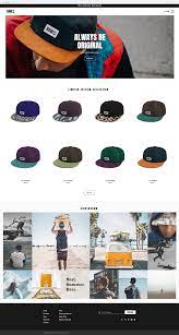 Cap Hats Online Store Website Template Website Template Online Store Website Store Website Design