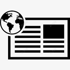 报纸与国际信息教育图标高清素材世界信息国际接口教育新闻符号象征in 2021 tech company logos company logo logos
