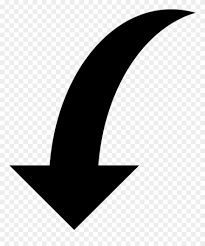 Download Down Curved Arrow Svg Png Icon Free Download Curved Arrow Png Icon Clipart 1659328 Pinclipart