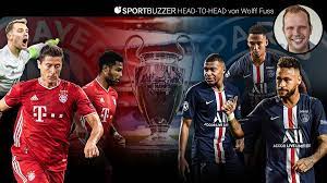 20/21 psg kits at the official psg online store. Fc Bayern Vs Psg Wolff Fuss Macht Den Head To Head Vergleich Zum Champions League Finale Sportbuzzer De