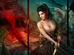 Norse medieval fantasy female characters warrior woman vikings character portraits valkyrie art fantasy warrior. Fantasy Japanese Girl Katana Blood Wallpaper Girls Wallpaper Better