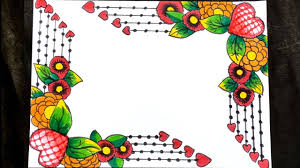 Daily photography assignment is very common trend in photographer. Easy Simple Border Design For Project Assignment Front Page Design Handmade Paper Border Design Youtube