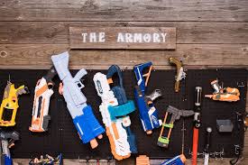 Diy nerf gun storage rack pvc pipes home. Easy Nerf Armory Diy Tutorial With Video Amanda Seghetti