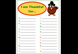 Check spelling or type a new query. Free Thanksgiving Printable An A To Z Way For Kids To Give Thanks Macaroni Kid Babies Tots