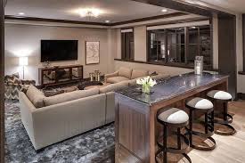 Collingwood By Benjamin Moore Basement Paint Color Basementremodel Basement Living Rooms Basement Painting Basement Tv Rooms