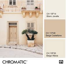 Une Facade De Maison En Camaieu De Beiges Couleur Facade Maison Peinture Facade Maison Facade Maison