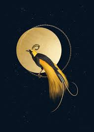 Design Papua New Guinea Bird Of Paradise A New Era Begins Back With You Shortly Moon Art Android Wallpaper Anime Typographic Art