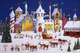 Santa S North Pole By Joseph Holodook Christmas Art Christmas Paintings Christmas Artwork