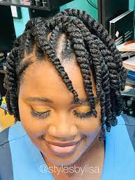 Beautiful Two Strand Twist W Flat Twist Combo Natural Hair Twists Hair Styles Hair Twist Styles