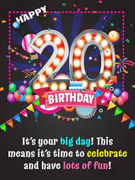 Check out our granddaughter 20th selection for the very best in unique or custom, handmade pieces from our birthday cards shops. Time To Celebrate Happy 20th Birthday Card Birthday Greeting Cards By Davia