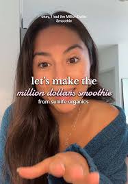 Million Dollar Smoothie Recipe from Sunlife Organics