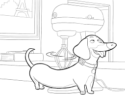By best coloring pages april 24th 2017. The Secret Life Of Pets Coloring Pages Print Them For Free