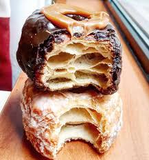 The Donut Pub Nyc On Instagram Glazed And Salted Caramel Croissant Donuts Baked Fresh 365 Days A Year Comment Wh Baked Donuts Croissant Donut Salted Caramel