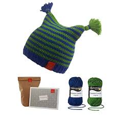 Strickpaket Kinder Kindermutze Frechdachs Kindersachen Stricken Strickset Kinder Mutze Mit 2 Bommeln Merino Mix Wol Mutze Kinder Kindermutze Mutze Stricken