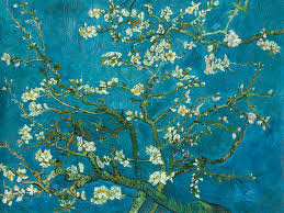 Avenue à arles avec des maisons. Almond Blossom Popular Wall Mural Photowall