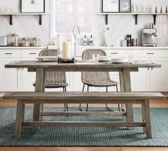 Wood responsibly harvested from renewable forests. Bartol Reclaimed Wood Dining Table Pottery Barn