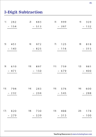 Maybe you would like to learn more about one of these? 3 Digit Subtraction Worksheets