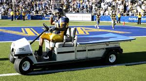 Go to marshawn's image page Remembering Marshawn Lynch S Celebratory Injury Cart Ride At Cal