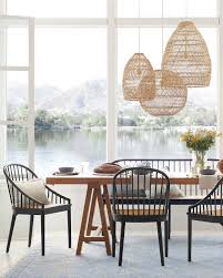 Top 10 Favorite Items From Serena Lily S Spring Collection Design Chic In 2020 Dining Room Pendant Coastal Dining Room Black Dining Chairs