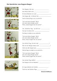 Suppen Kaspar Arbeitsblatt Dazu Gibt Es Eine Gleichnamige Ppt Prasentation Eine Geschichte Aus Dem Struwwelpeter Von Heinrich Hoffmann Abs Maria