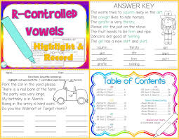 R Controlled Vowel Word Work Worksheets Word Work Worksheets Reading Words Word Work