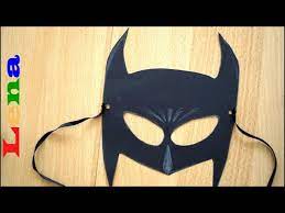Maska batmana do druku : Batman Maske Basteln How To Make Batman Mask Kak Narisovat Betman Masku Youtube