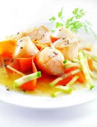 Recette De Noix De St Jacques Avec Leur Tagliatelles De Petites Carottes Et Autres Petits Legumes Parfu Noix De St Jacques Tagliatelle De Carotte Tagliatelles