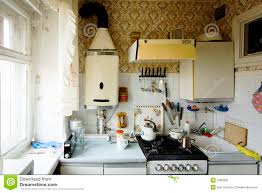 old small kitchen stock photo. image of
