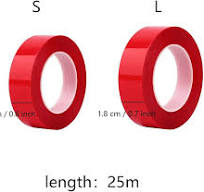 5 Rolls Clear Tape 25m Long Adhesive Tape Sticky Tape ...