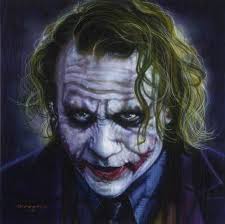 The Joker Painting by Tim Scoggins