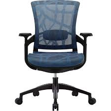 Raynor Skate Ergonomic Patterned Mesh Manager S Chair Adjustable Arms Blue At Staples In 2020 Office Chair Indoor Banner Office Chair Design