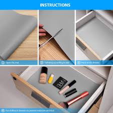 Jun 08, 2020 · fresh cabinet linings will help eliminate old odors and create a nice space for your kitchen supplies. Buy Amorus 3 Rolls Plastic Shelf Liners For Kitchen Cabinet Drawer Non Adhesive Refrigerator Mat For Shelves Table Dresser 17 7 X 59 Inches Grey Online In Kazakhstan B06xphjjhc