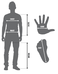 mens size chart and fit instructions speed strength