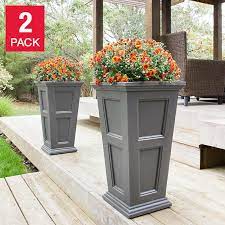 Shop costco.com for your gardening needs. Fairfield Tall Planter 2 Pack Costco