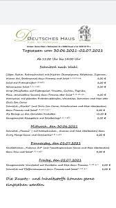 The menu for deutsches haus with category german from kusel, weiherplatz 24 | inh. Deutsches Haus Kusel Posts Kusel Menu Prices Restaurant Reviews Facebook