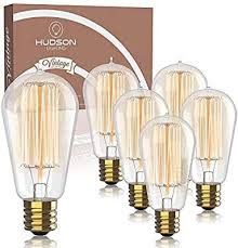 Vintage Incandescent Edison Bulb Set 60 Watt 2100k Warm White Edison Light Bulbs E26 Base 230 Lumens Clea Edison Light Bulbs Edison Lighting Light Bulb