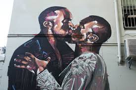 Kim kardashian west revealed on twitter that kanye west shot the cover art for his latest album, 'ye', on his iphone right before the listening party. Who Paid 100 000 To Have A Kanye Kissing Kanye Mural Painted Over Gq