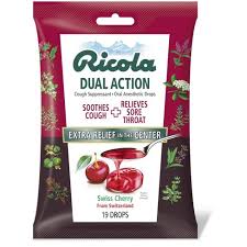 Taken in lozenge form, these products may boost the immune system and. Ricola Dual Action Cough Drops Cherry 19ct Target
