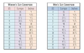 32 Rational Shoe Brand Size Comparison Chart