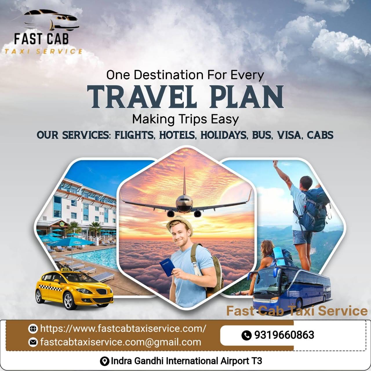 Fast cab taxi service dehli airport product image