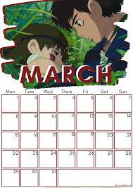 Blank printable calendar 2021 or other years. Studio Ghibli Free Downloadable Anime Calendar 2021 All About Anime And Manga