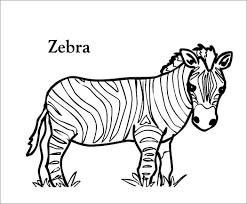 Free printable zebra coloring pages for kids. Zebra Coloring Pages Without Stripes Coloringbay