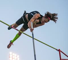 A field event consisting of a vault for height over a crossbar. Hoover Pole Vaulter Best We Ve Ever Had Hooversun Com