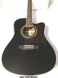 Black Epiphone Acoustic Electric Guitar Epiphone Ft 350sce Black Acoustic Electric Min E Tuners Replaced With Grovers Ebay Acoustic Electric Guitar Acoustic Acoustic Electric