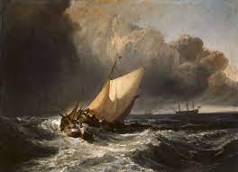 La démarche de turner à un côté précurseur et révolutionnaire. Bateaux Hollandais Dans La Tempete Wikipedia