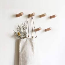Modern Wooden Hook Wall Hook Single Organizer Hat Rack Etsy Coat Hooks Wall Mounted Wooden Coat Hooks Modern Wall Hooks