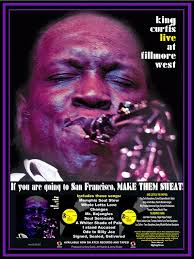 KING CURTIS, Aretha Franklin, Memphis Horns, Billy Preston, Cornell Dupree,  Bernard Purdie Live at Fillmore "promo Poster"