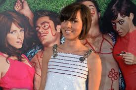 He's trying to smile but you can tell he has no idea what's going on. Aubrey Plaza Reveals She Almost Married Michael Cera In Vegas Gephardt Daily